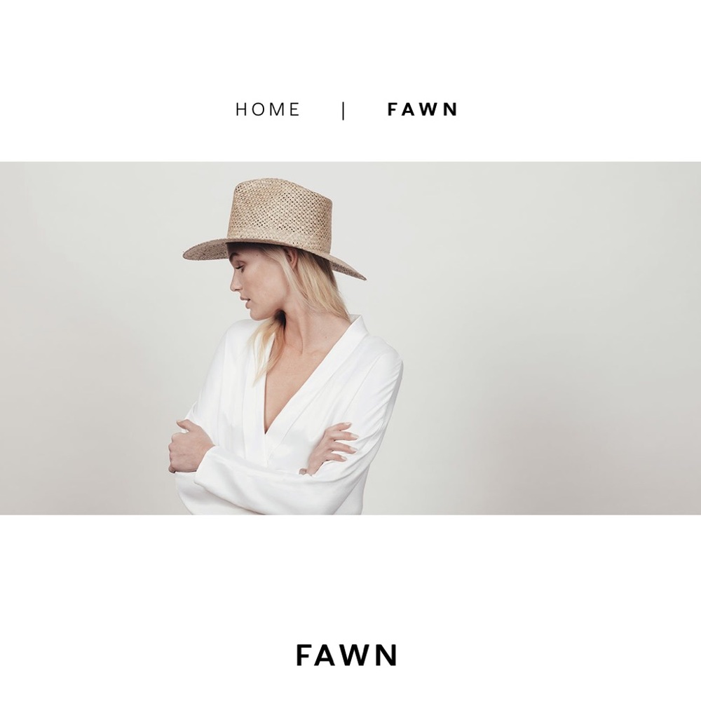 ISO Janessa Leone Fawn Hat size Medium